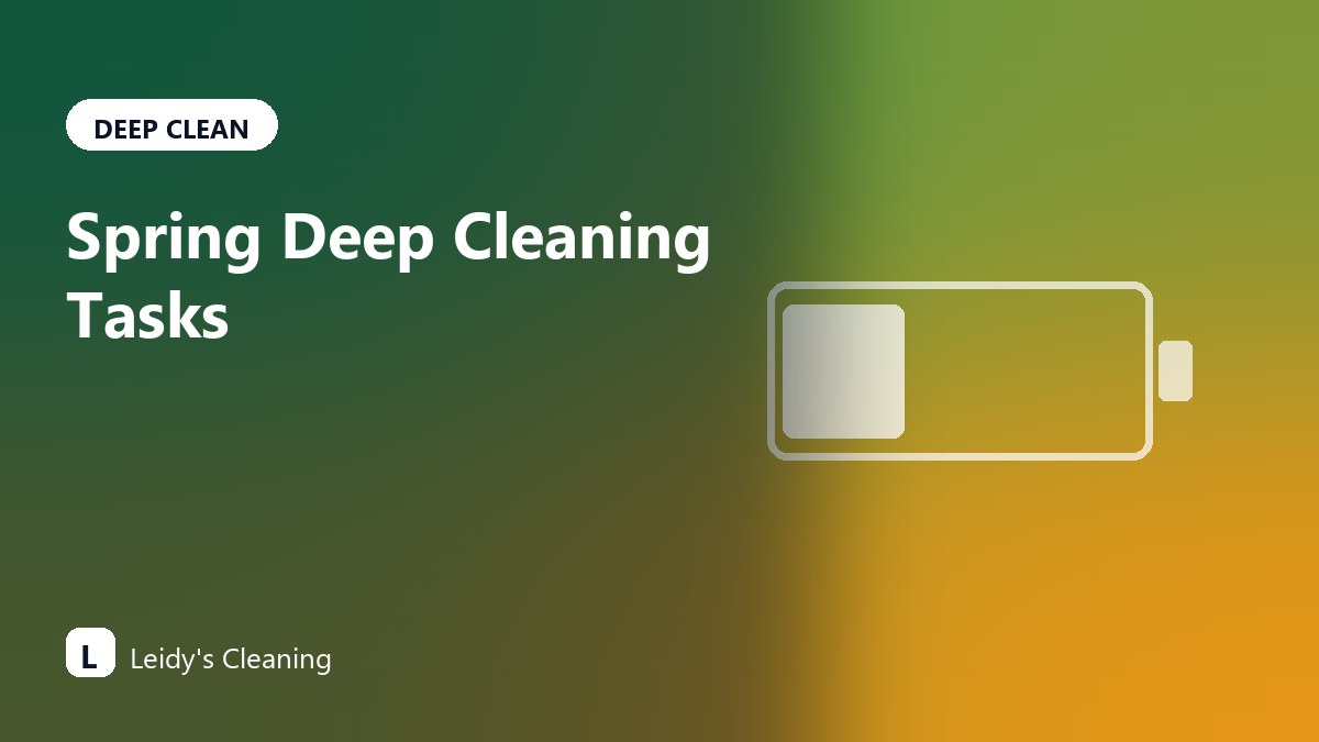 Spring Deep Cleaning Tasks That Make the Biggest Difference